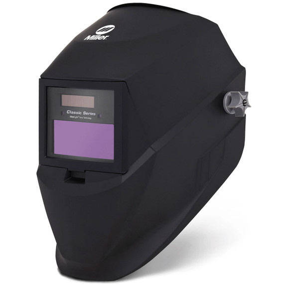 Miller 287803 Classic Series Auto Darkening Welding Helmet with ClearLight Lens, Black