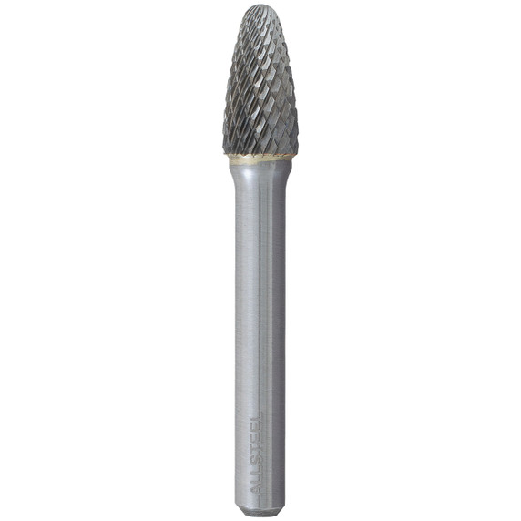 Walter 01W314 3/8x3/4 ALLSTEEL Double Cut Carbide Burr Type SF-3 Tree