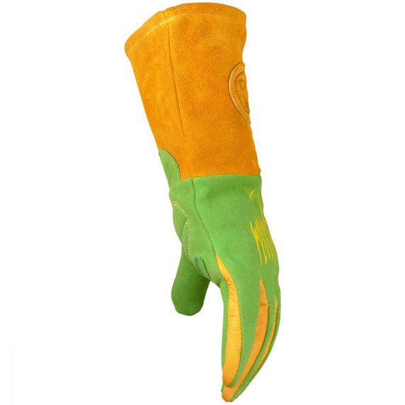 Caiman 1816 American Deerskin, Kontour Pattern, FR Cotton Insulated, MIG Stick Glove, Large