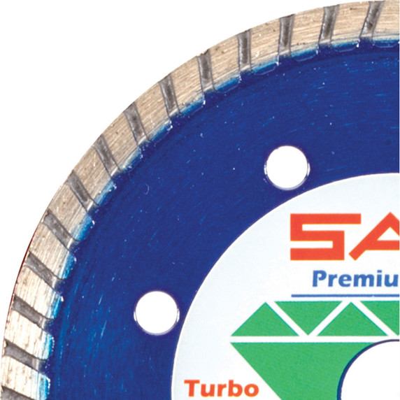 United Abrasives-SAIT 48511 4-1/2x.090x5/8 Serrated Rim Diamond Blade, Small Diameter for Circular Saw