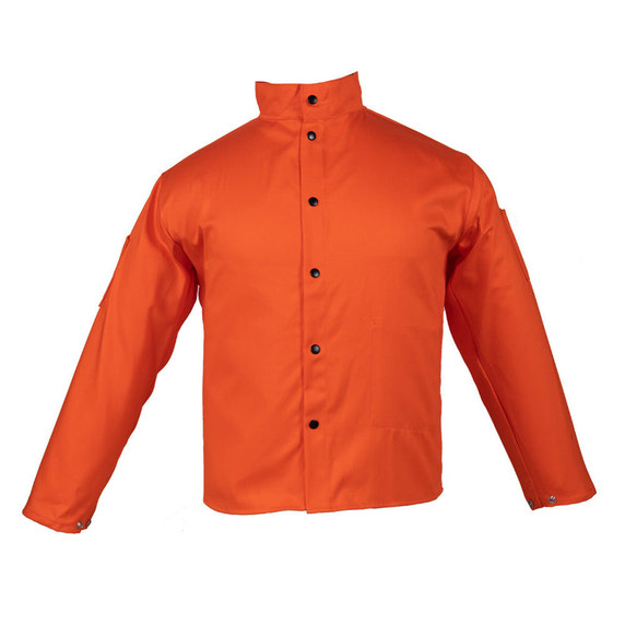 Trust Protection 5502 Premium Lightweight FR Cotton Orange 30" Jacket, Large