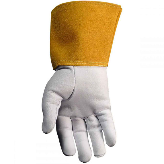 Caiman 1600 Goatskin, Kontour Pattern, Unlined, TIG Glove, Medium
