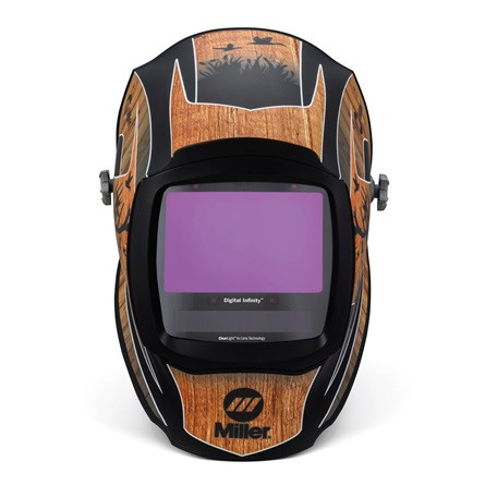 Miller 296783 Digital Infinity Auto Darkening Welding Helmet with ClearLight 4x Lens, Outdoorsman