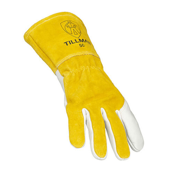 Tillman 50 Top Grain Split Cowhide Fleece Lined MIG Welding Gloves, 2X-Large