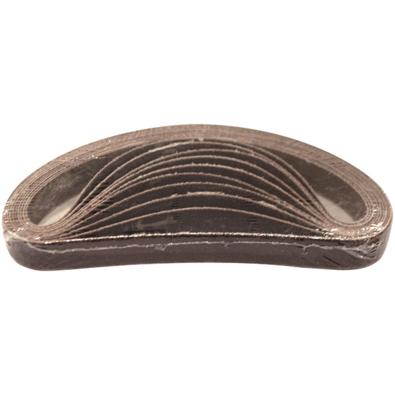 United Abrasives-SAIT 60103 1/2x13 Quick Ship 1A-X Aluminum Oxide File Belt, 80 Grit, 10 pack