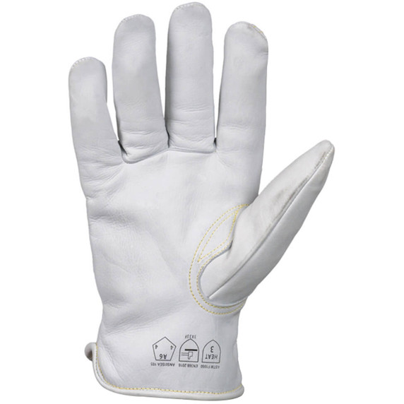 Tillman 1408 A6 Cut Resistant Top Grain Cowhide Drivers Gloves, Small