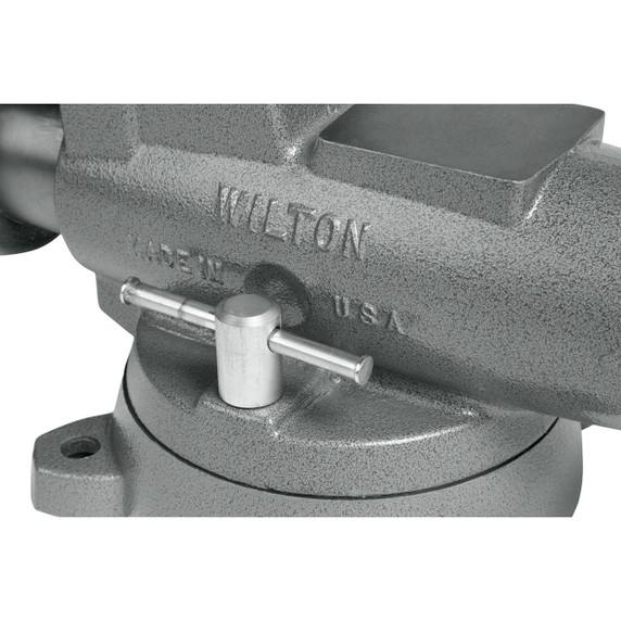 Wilton WL9-28827 C2 Combination Pipe and Bench 5” Jaw Round Channel Vise with Swivel Base