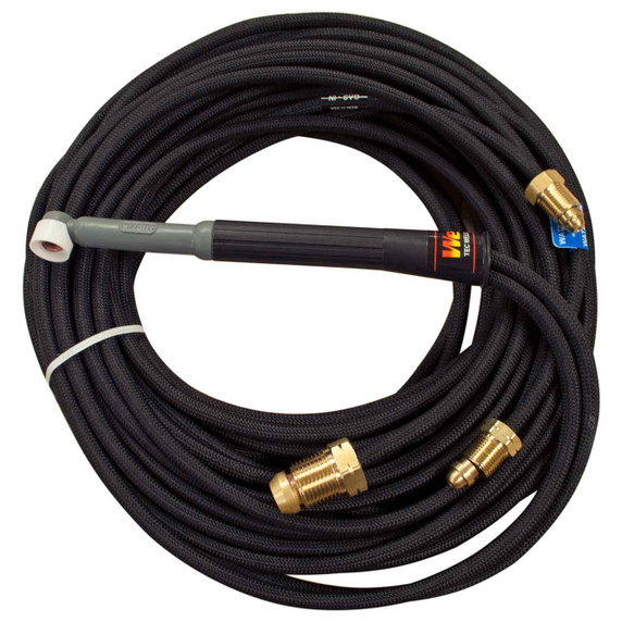 Weldtec WT-24WF-25R TIG Torch Kit, Flex, 25', Braided Rubber