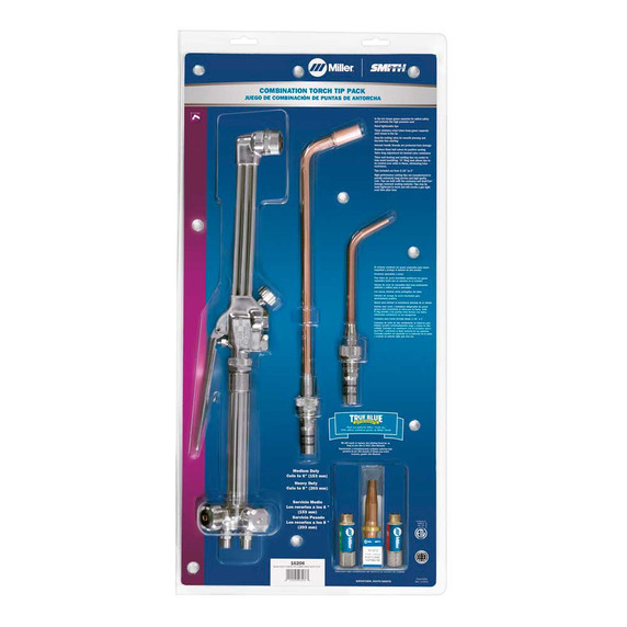 Miller Smith 16206 Heavy Duty 2 Piece Acetylene Combination Torch Kit