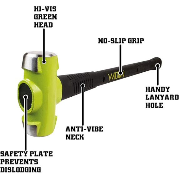 Wilton WL9-21230 12 Lb Head, 30" B.A.S.H® Sledge Hammer