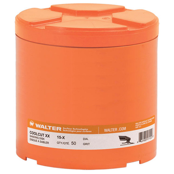 Walter 15X453B 4-1/2x7/8 COOLCUT XX Bulk Sanding Discs with Cyclone Technology 36 Grit, 50 pack