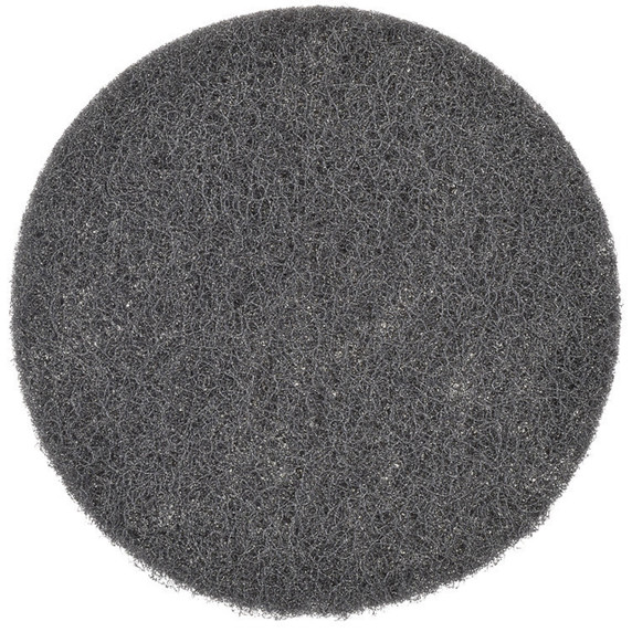 Walter 07R613 6" Quick-Step Blendex Discs Non-Woven Hook & Loop Surface Conditioning Discs Medium Grit Black, 20 pack