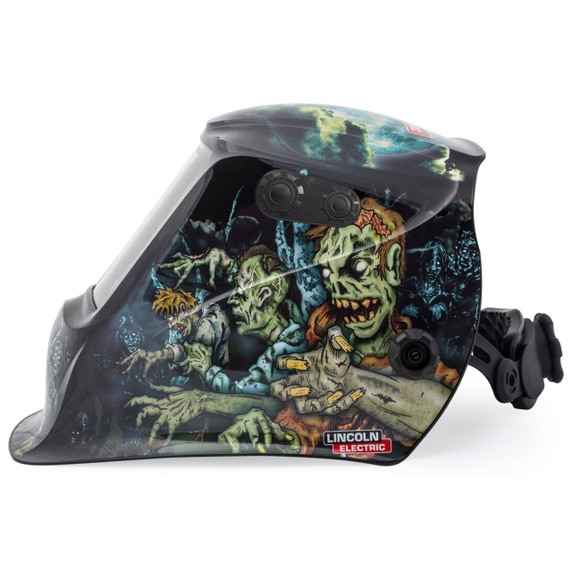 Lincoln Electric K4158-5 VIKING 3350 ADV Auto Darkening Welding Helmet with 4C Lens Technology, Zombie