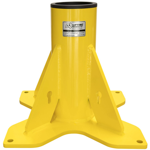 OZ OZPED4 Pedestal Base for OZ2500DAV Steel Davit Cranes