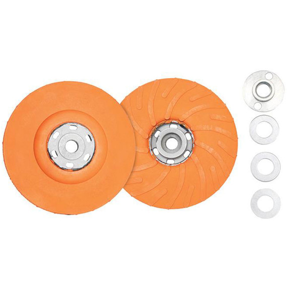 Walter 15D164 6x5/8-11 Rubber Backing Pad Assembly for Sanding Discs