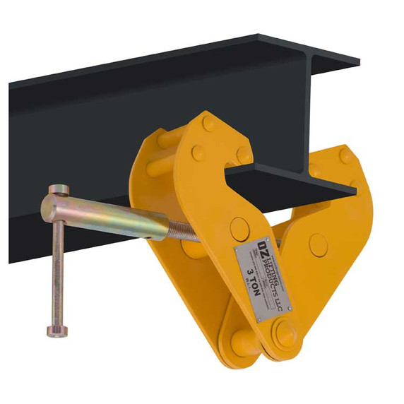 OZ OZ3BC Beam Clamp, Load Capacity 3 Ton, 6000 lbs
