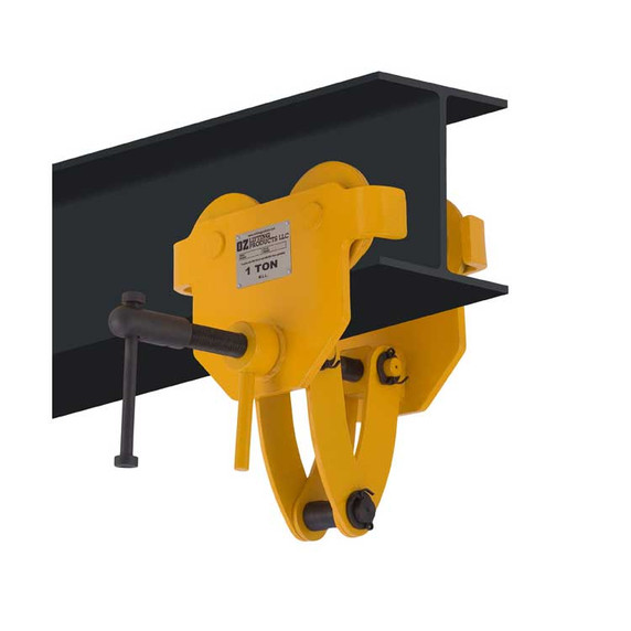 OZ OZ1QAT Quick Adjust Beam Trolley, Load Capacity 1 Ton, 2000 lbs