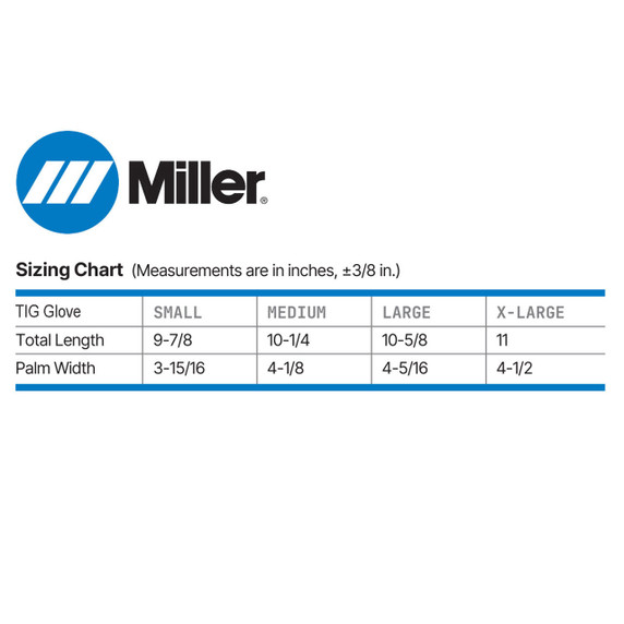 Miller 298681 Women's TIG Gloves, Small