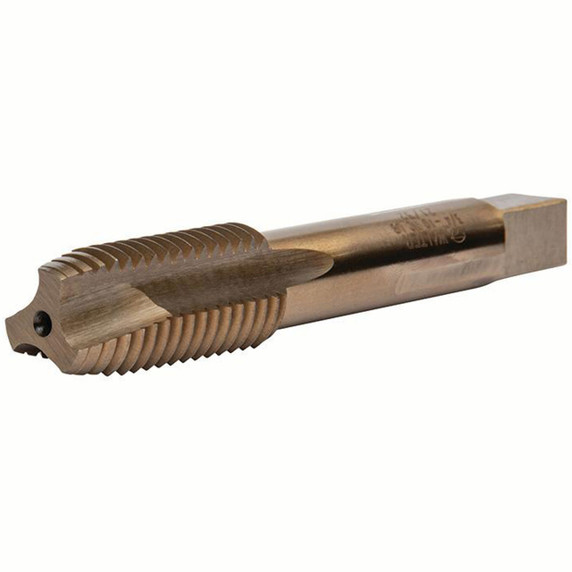 Walter 03B621 3/4" - 10 NC SST HSS Power Tap, 21/32", Plug, 3 Flats Shank
