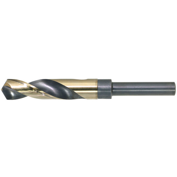 Drillco 1000C148 3/4" 118° S&D Cobalt Drill Bit, 1/2" Reduced Shank