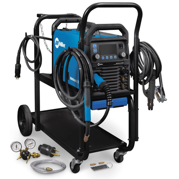 Miller 951000074 Multimatic® 215 PRO Multiprocess Welder With Welding Cart