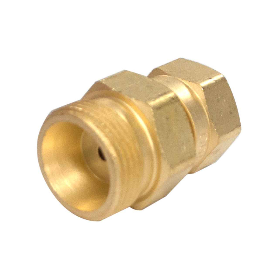 Dado E Raccordo Ingresso Regolatore Acetilene Western CGA-510 Con Nipple 2-1/2