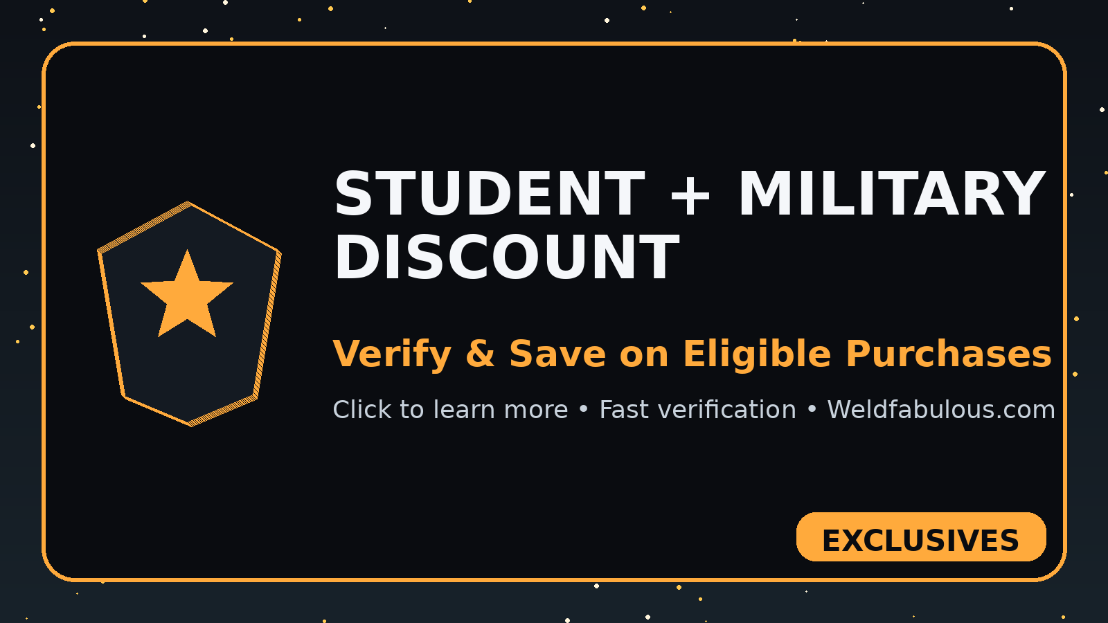 Student + Military Discount