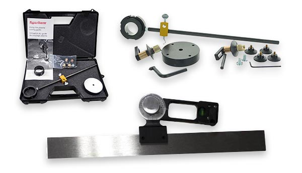 Magnetic Straight Edge Guide with On/Off Switches for Plasma Cutting