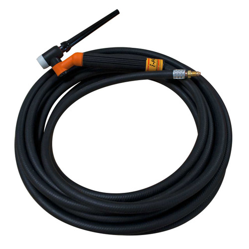 Weldtec i-Head TIG Torch Kit, Roto Head, 25', Rubber, WTR-17-25R