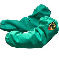 Black Stallion F9-18S Green Flame Resistant Sleeves with Elastic Wrist, 18", 9 oz.