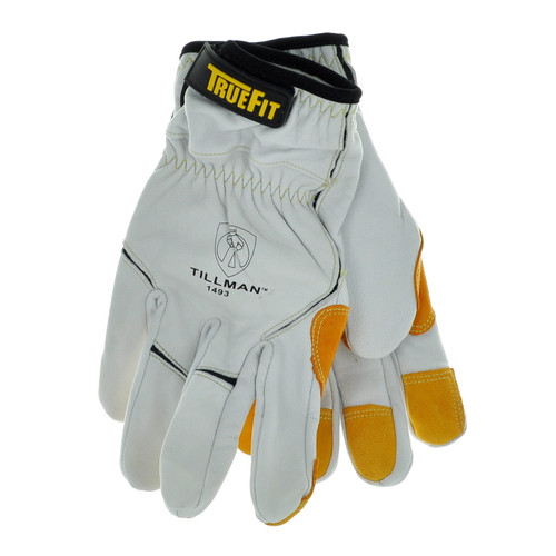 Tillman 1490M TrueFit Super Full Finger Top Grain Goatskin Gloves, Medium