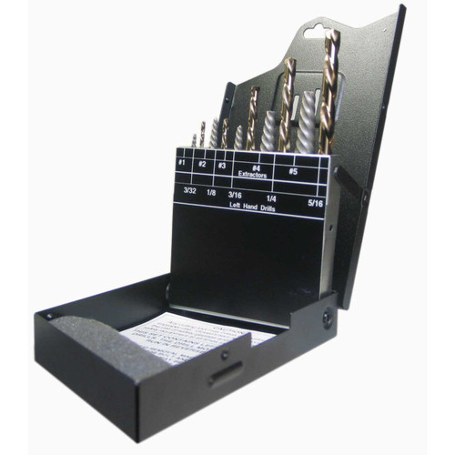 Viking 58510 10 Piece BR10 Left Hand Drill Spiral Bolt Extractor Set