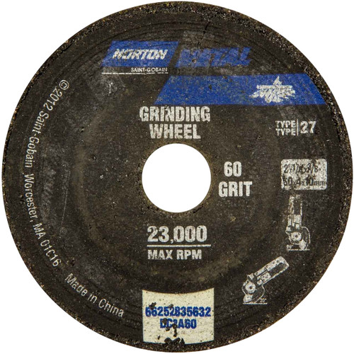 Norton 66252835632 2x1/8x3/8 In. Gemini Flexible AO Grinding Wheels