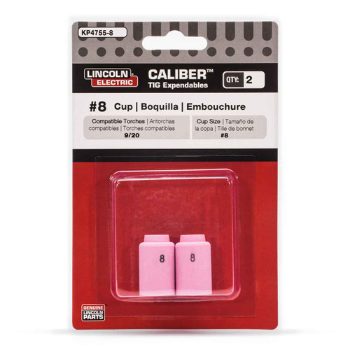 Lincoln Electric Calibur Collet Body Cup for 9/20 Torches, #8