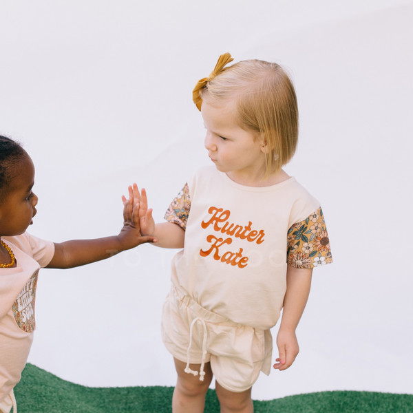 Vintage Floral Toddler Tee