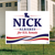 Nick Albares For US Senate (24" x 18" Coroplast Yard Sign)