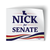 Nick For Senate (4" x 3.5" Vinyl Sticker -- Pack of Two!)