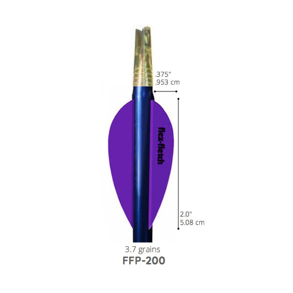 Flex-Fletch FFP-200 Archery Vanes - Thumbnail 4