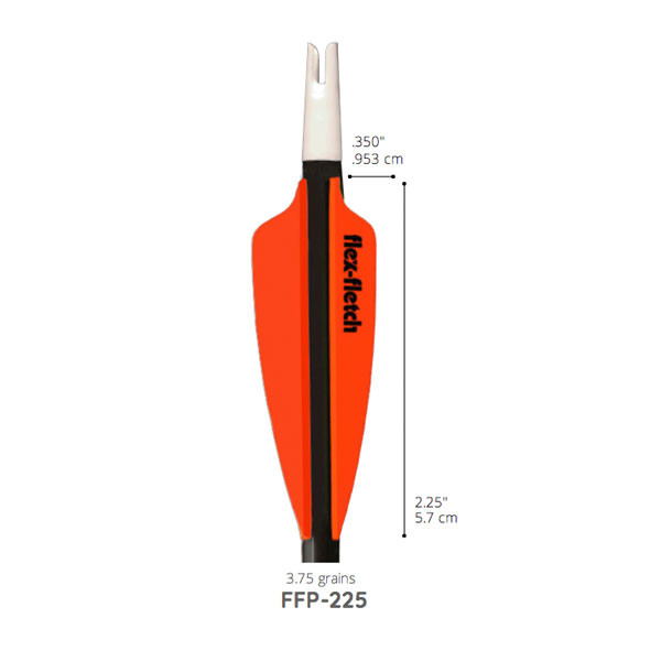 Euro Style Target Archery Vanes FFP225 FlexFletch