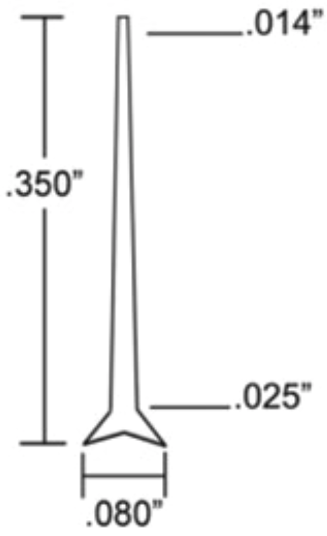 Euro Style Target Archery Vanes | FFP-225