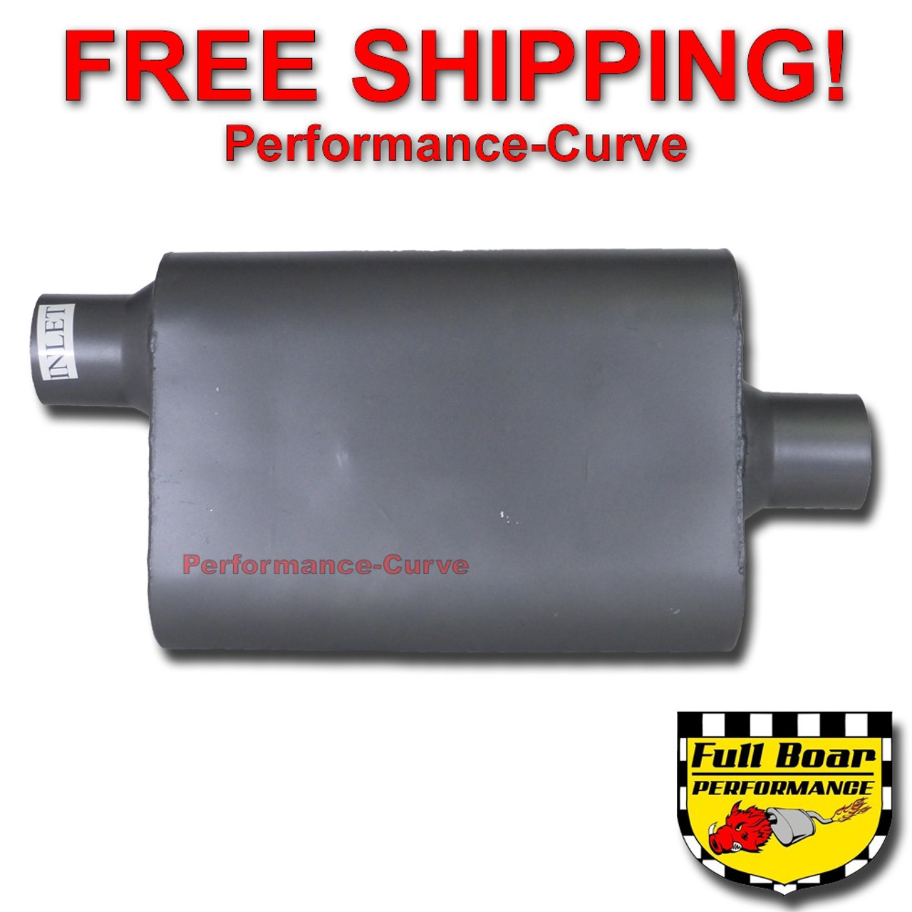 2 Chamber Performance Muffler FULL BOAR 2.5