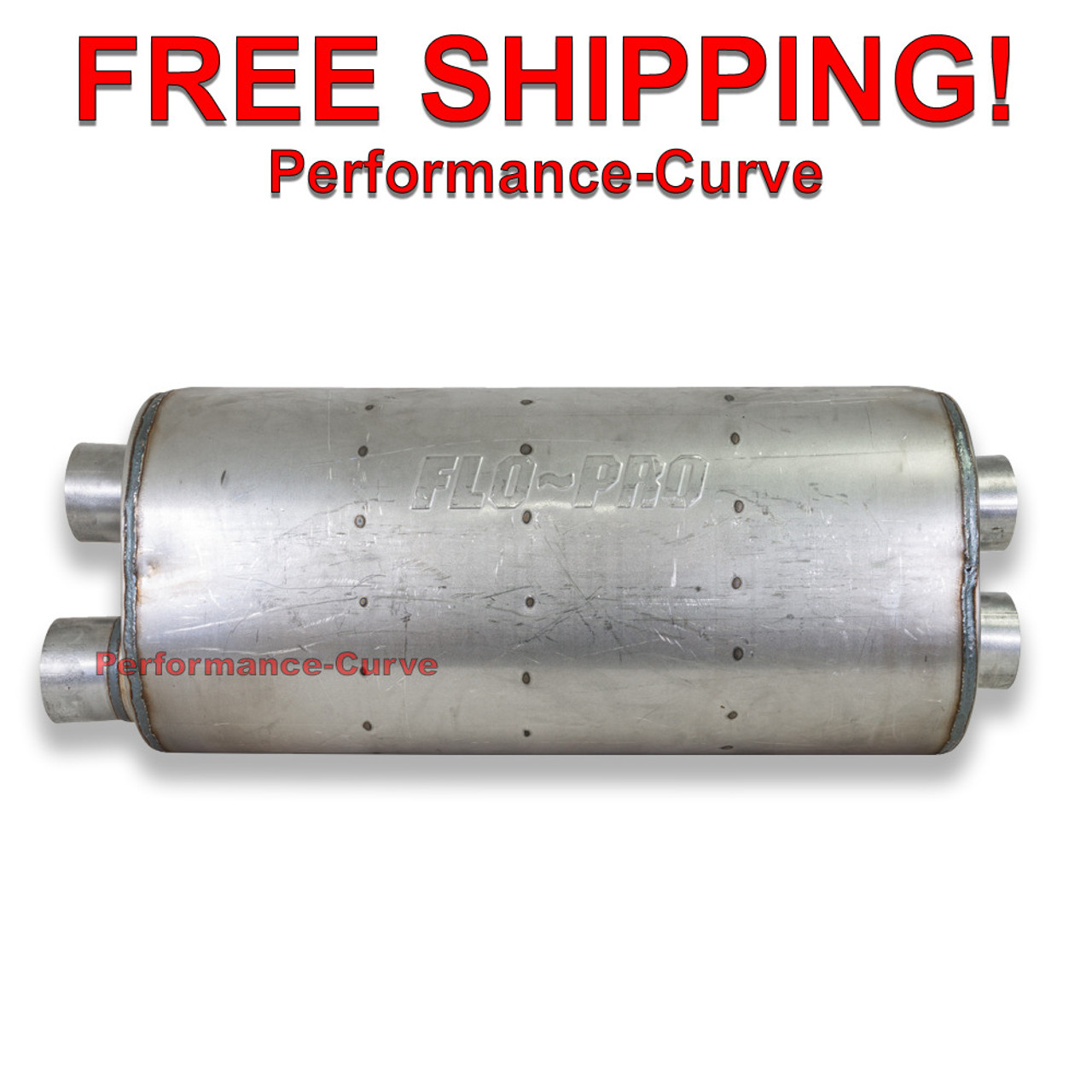 MUSCLE FACTORY 50cm 40cm 30cm 　２つ Heavy Duty Truck Muffler Dual 3