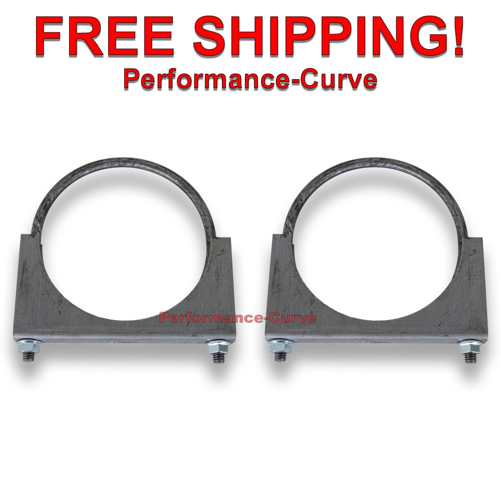 5" Exhaust UBolt Clamp Heavy Duty Saddle Style 2 Clamps 108500