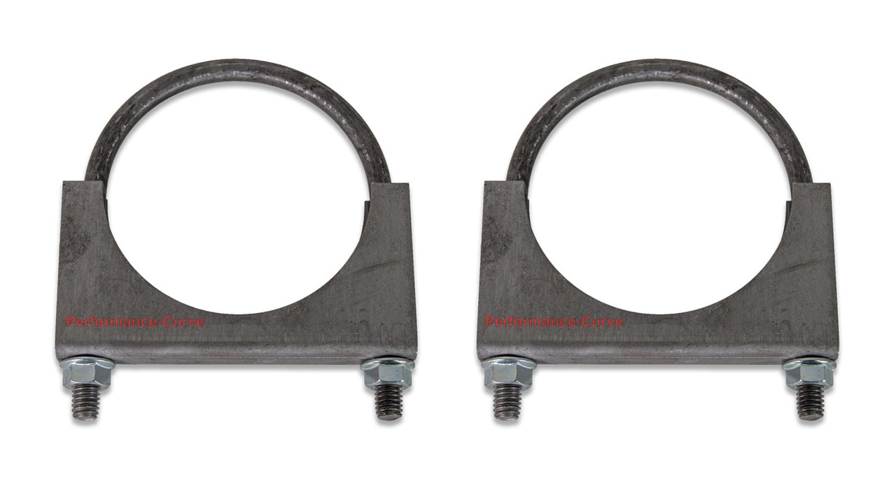 3.5" Exhaust UBolt Clamp Heavy Duty Saddle Style 2 Clamps