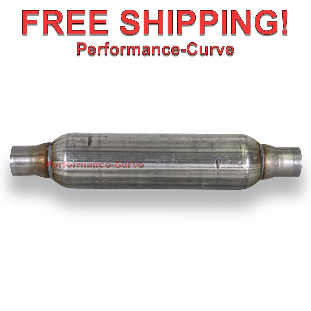 2" Turbo Tube Muffler / Resonator Full Boar Jones Exhaust 15" Body