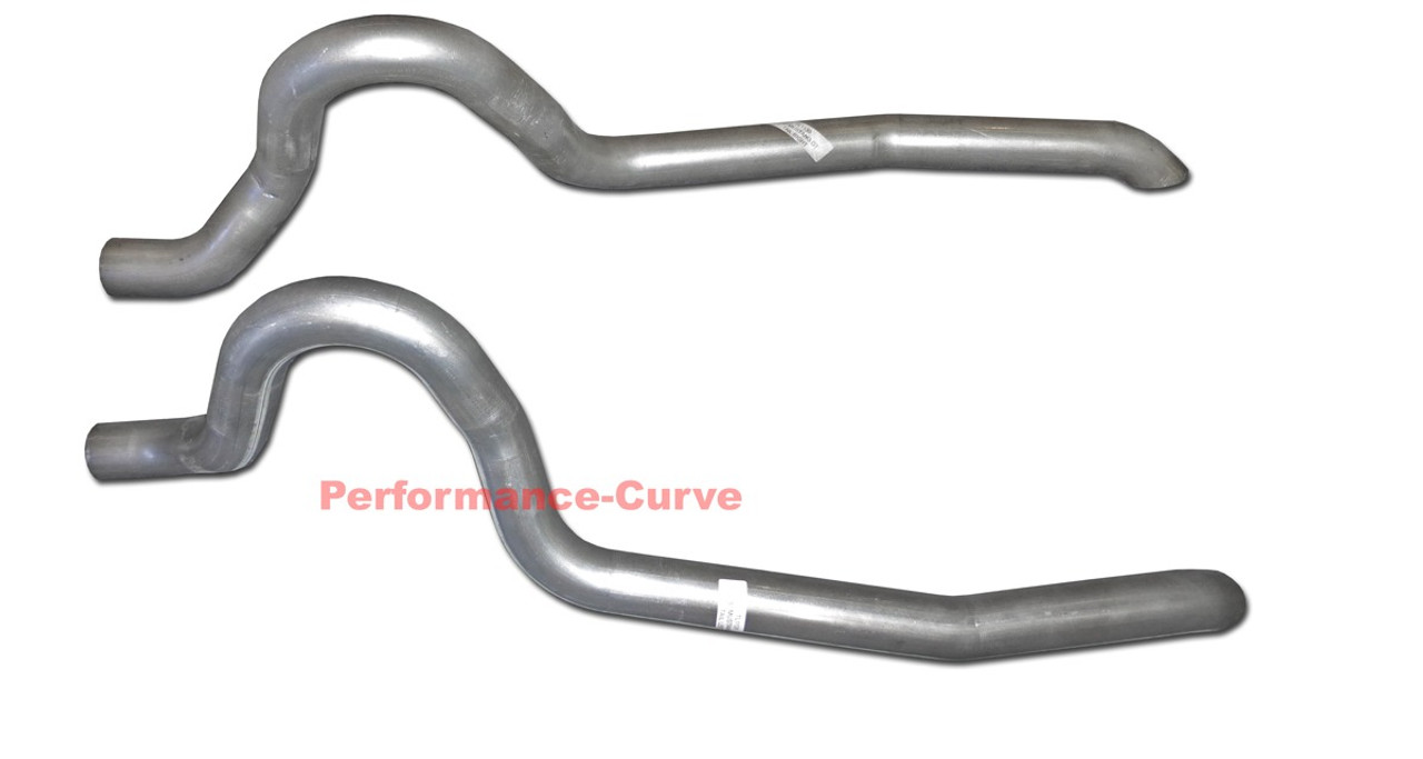 1986 - 1993 Ford Mustang GT 5.0 Dual Exhaust Mandrel Bent Tail Pipes 2.5 -  Performance-Curve