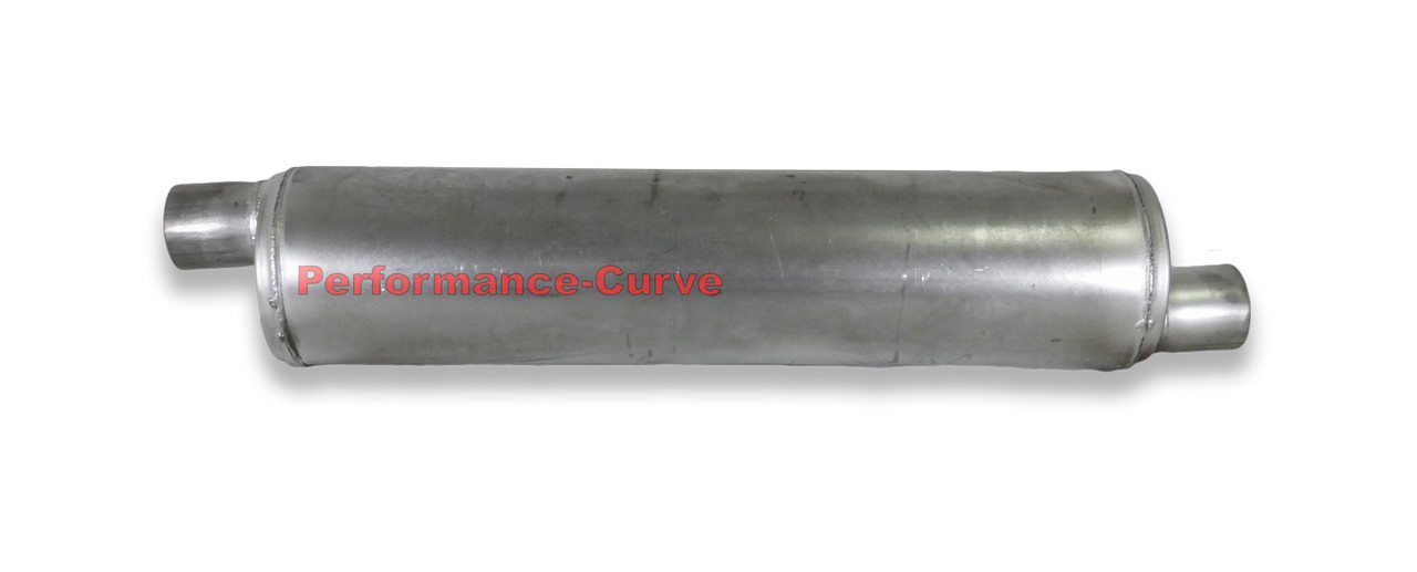 Full Boar Exhaust Heavy Duty Welded Truck Muffler 2.5" in / 2.5" out