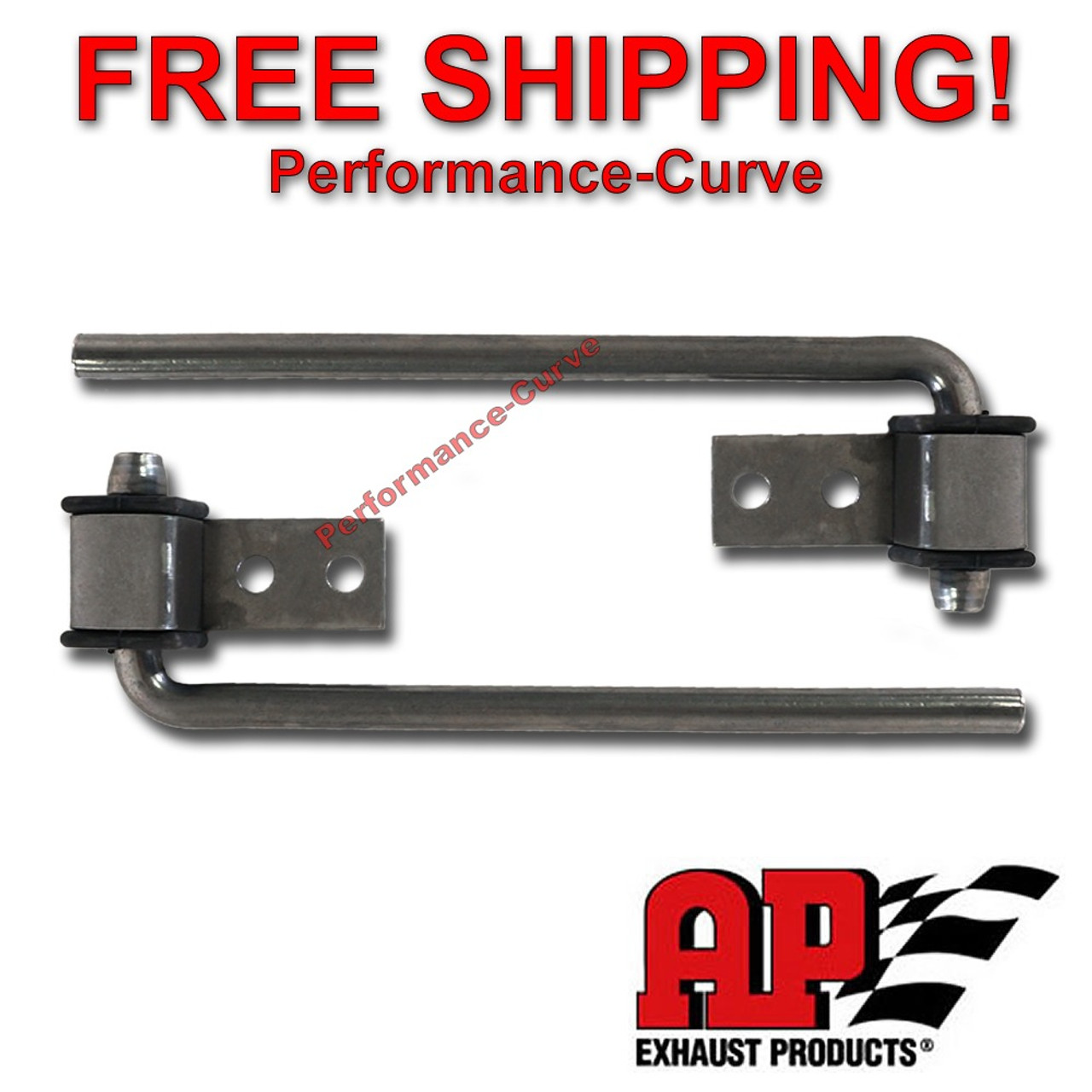 Universal Exhaust Hanger - Heavy Duty - 1/2 Rod - 10 Length (Qty 2) -  Performance-Curve