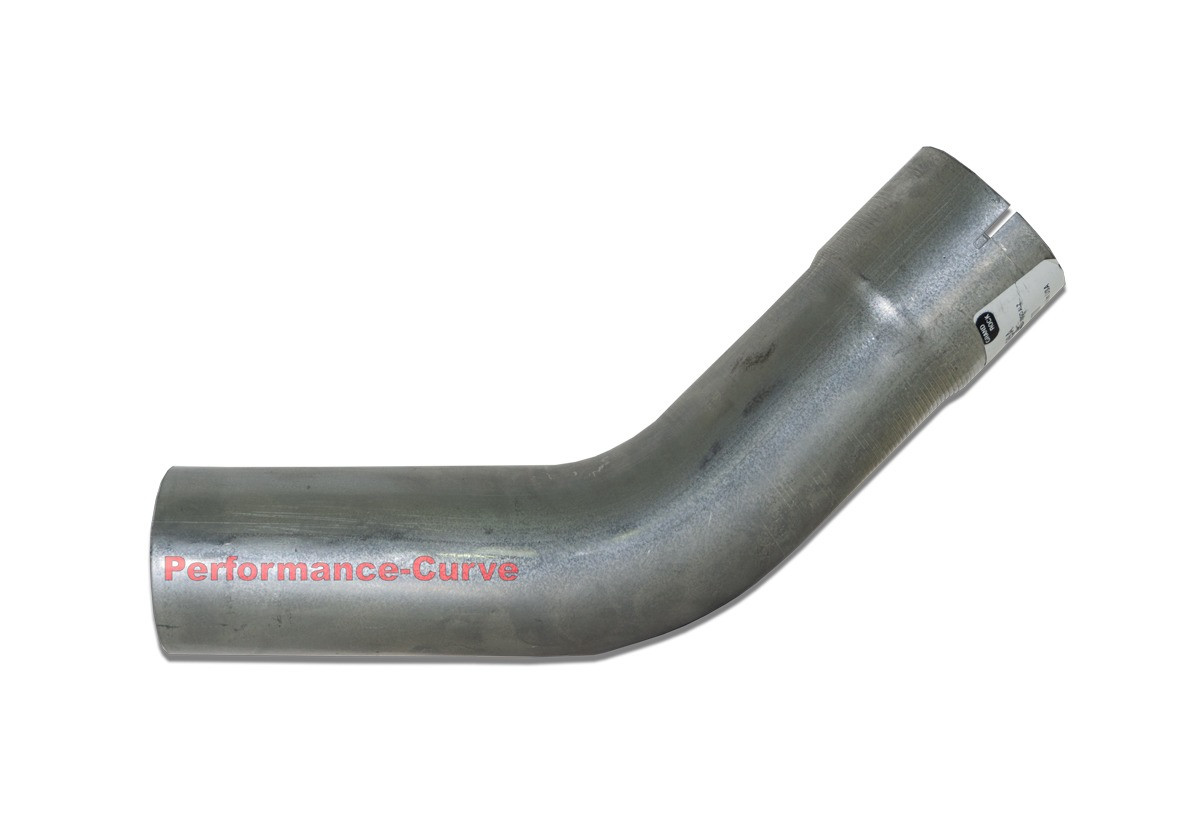 3.000 16ga 45° Mandrel Bend - (4.500 CLR) - Brushed Finish - 304 Sta– Ace Race Parts
