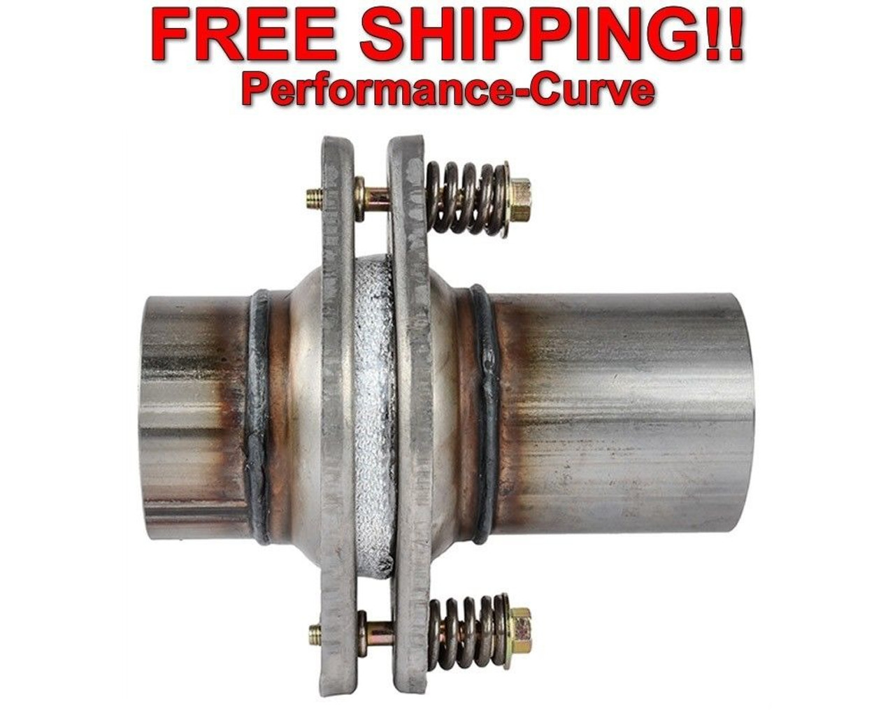 2.25 Exhaust Spherical Joint - Repair Flange - Universal Spring Bolt Kit -  Performance-Curve